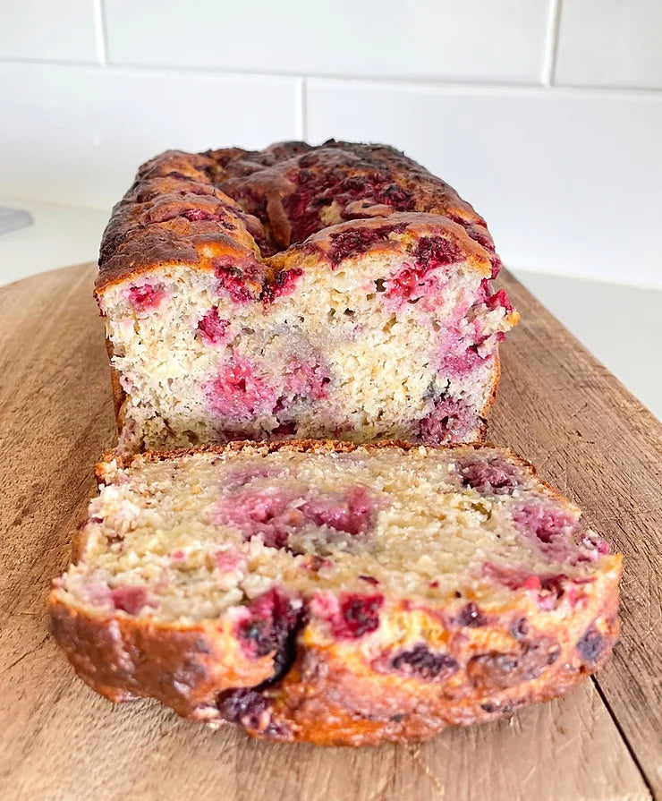 Banana & Raspberry bread