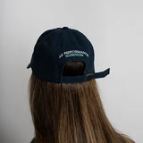 Unisex Navy Adjustable Logo Cap